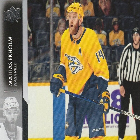 Mattias Ekholm Nashville Predators NHL Hockey Card Collection - 4 Card Set - Picture 5 of 5